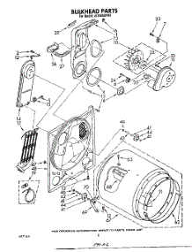 04 - Section parts for Whirlpool Dryer LE7685XPW1 from AppliancePartsPros.com