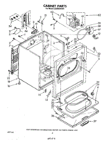 03 - Section parts for Whirlpool Dryer LE9800XSW0 from AppliancePartsPros.com