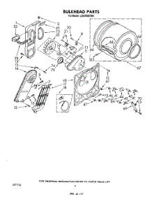 04 - Section parts for Whirlpool Dryer LE6090XSW0 from AppliancePartsPros.com