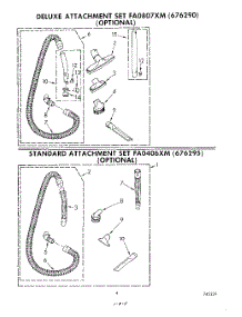 03 - Section parts for Whirlpool Vacuum FV2000XM1 from AppliancePartsPros.com