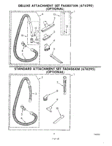 03 - Section parts for Whirlpool Vacuum FV4000XM1 from AppliancePartsPros.com