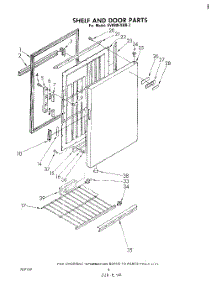 03 - Section parts for Whirlpool Freezer EV090FXKN3 from AppliancePartsPros.com