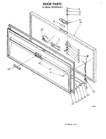 03 - Section parts for Whirlpool Freezer EH230FXLN2 from AppliancePartsPros.com