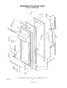 03 - Refrigerator Door parts for Whirlpool Refrigerator ED19MTXLWR1 from AppliancePartsPros.com