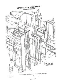 06 - Refrigerator Door parts for Whirlpool Refrigerator ED26SSXRWR0 from AppliancePartsPros.com