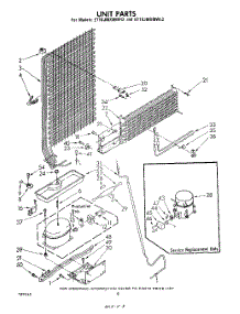 07 - Section parts for Whirlpool Refrigerator ET18JMXMWR2 from AppliancePartsPros.com