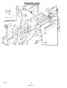 12 - Ice Maker parts for Whirlpool Refrigerator ED22MM1LWR1 from AppliancePartsPros.com