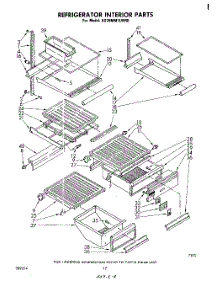 10 - Refrigerator Interior parts for Whirlpool Refrigerator ED26MM1LWR0 from AppliancePartsPros.com