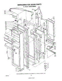 06 - Refrigerator Door parts for Whirlpool Refrigerator ED26SSXMWR1 from AppliancePartsPros.com