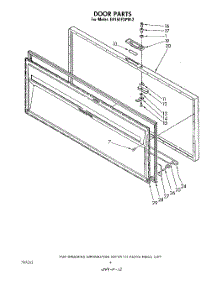 03 - Section parts for Whirlpool Freezer EH15EFXPW2 from AppliancePartsPros.com