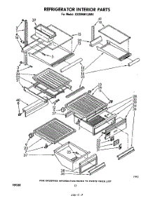 10 - Refrigerator Interior parts for Whirlpool Refrigerator ED26MM1LWR1 from AppliancePartsPros.com