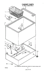 03 - Section parts for Whirlpool Freezer EH09EFXPW5 from AppliancePartsPros.com