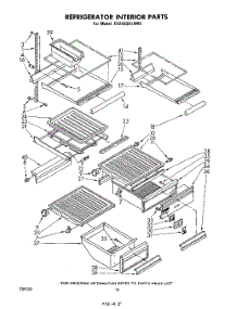 11 - Refrigerator Interior parts for Whirlpool Refrigerator ED26SSXLWR1 from AppliancePartsPros.com