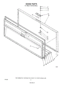 03 - Section parts for Whirlpool Freezer EH23EFXPW2 from AppliancePartsPros.com