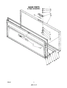 03 - Section parts for Whirlpool Freezer EH1500XPM5 from AppliancePartsPros.com
