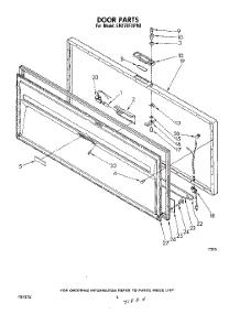 03 - Section parts for Whirlpool Freezer EH270FXPN0 from AppliancePartsPros.com