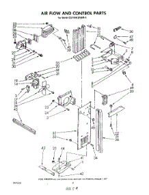 05 - Airflow And Control parts for Whirlpool Refrigerator ED19VKXRWR0 from AppliancePartsPros.com