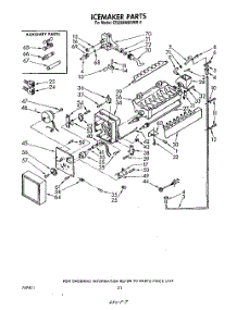 12 - Ice Maker parts for Whirlpool Refrigerator ED22MMXRWR0 from AppliancePartsPros.com