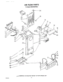 08 - Airflow parts for Whirlpool Refrigerator ED22EMXPWR0 from AppliancePartsPros.com