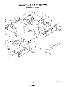 12 - Airflow And Control parts for Whirlpool Refrigerator ED22EMXPWR0 from AppliancePartsPros.com