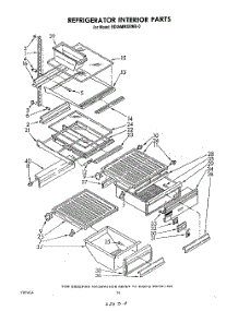 09 - Refrigerator Interior parts for Whirlpool Refrigerator ED26MMXRWR0 from AppliancePartsPros.com
