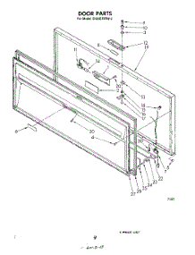 03 - Section parts for Whirlpool Freezer EH23EFXRW2 from AppliancePartsPros.com