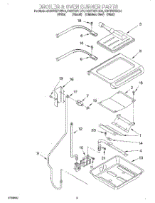 06 - Broiler & Oven Burner parts for Kitchenaid Range KGRT607HBT0 from AppliancePartsPros.com