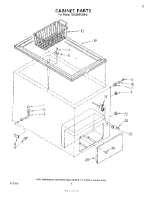 02 - Section parts for Whirlpool Freezer EH230FXKN0 from AppliancePartsPros.com