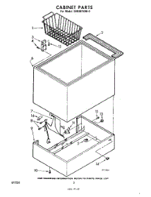 02 - Section parts for Whirlpool Freezer EH090FXKN0 from AppliancePartsPros.com
