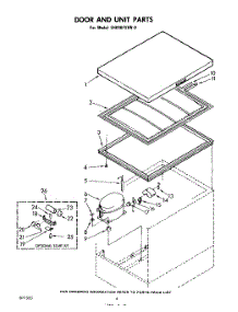 03 - Section parts for Whirlpool Freezer EH090FXKN0 from AppliancePartsPros.com
