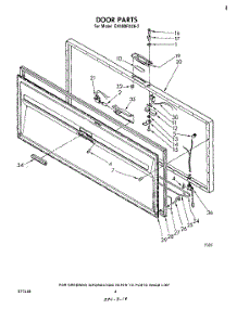 03 - Section parts for Whirlpool Freezer EH180FXLN2 from AppliancePartsPros.com