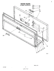 03 - Section parts for Whirlpool Freezer EH150FXLN3 from AppliancePartsPros.com