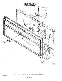 03 - Section parts for Whirlpool Freezer EH180FXLN3 from AppliancePartsPros.com