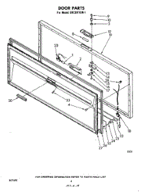 03 - Section parts for Whirlpool Freezer EH230FXLN1 from AppliancePartsPros.com