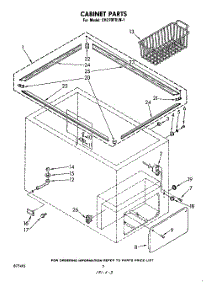 02 - Section parts for Whirlpool Freezer EH270FXLN1 from AppliancePartsPros.com