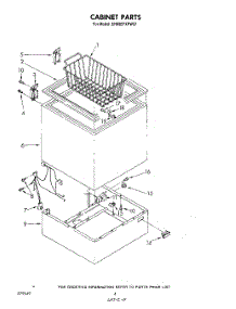 03 - Section parts for Whirlpool Freezer EH06EFXPW07 from AppliancePartsPros.com