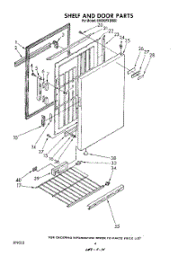 03 - Section parts for Whirlpool Freezer EV090FXSN00 from AppliancePartsPros.com