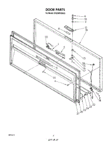 03 - Section parts for Whirlpool Freezer EH230FXSN00 from AppliancePartsPros.com