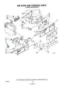 12 - Section parts for Kitchenaid Refrigerator KSRF26DSWHY0 from AppliancePartsPros.com
