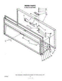 03 - Section parts for Whirlpool Freezer EH15EFXRW07 from AppliancePartsPros.com