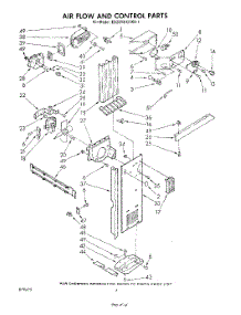 03 - Airflow And Control parts for Whirlpool Refrigerator ED22MKXRWR1 from AppliancePartsPros.com