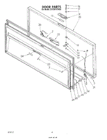 03 - Section parts for Whirlpool Freezer EH150FXTN00 from AppliancePartsPros.com