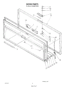 03 - Section parts for Whirlpool Freezer EH230FXTN00 from AppliancePartsPros.com