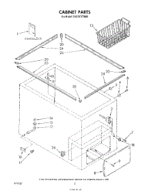 02 - Section parts for Whirlpool Freezer EH270FXTN00 from AppliancePartsPros.com