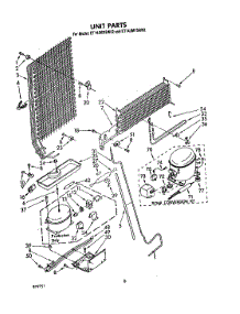 07 - Unit parts for Whirlpool Refrigerator ET14JMYSG02 from AppliancePartsPros.com