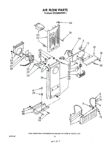 08 - Airflow parts for Whirlpool Refrigerator ED22MMXRWR3 from AppliancePartsPros.com