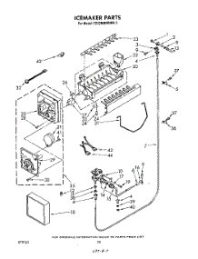 11 - Ice Maker parts for Whirlpool Refrigerator ED22MMXRWR3 from AppliancePartsPros.com