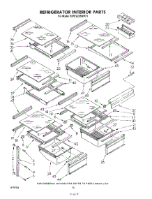 09 - Refrigerator Interior parts for Kitchenaid Refrigerator KSRF22DSWHY1 from AppliancePartsPros.com