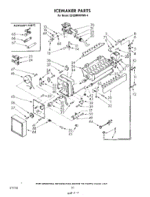 11 - Ice Maker parts for Whirlpool Refrigerator ED22MMXRWR4 from AppliancePartsPros.com