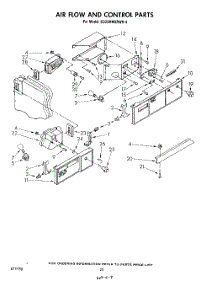12 - Airflow And Control parts for Whirlpool Refrigerator ED22MMXRWR4 from AppliancePartsPros.com